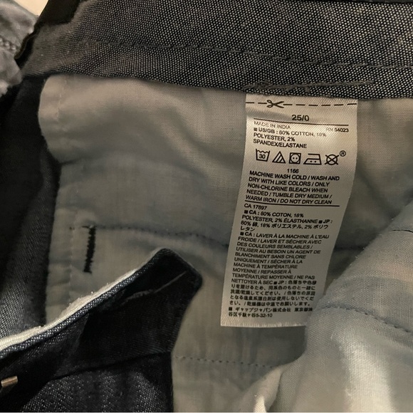 Banana Republic Hampton Fit Shorts 25/0 Petite Chambray - Picture 8 of 8